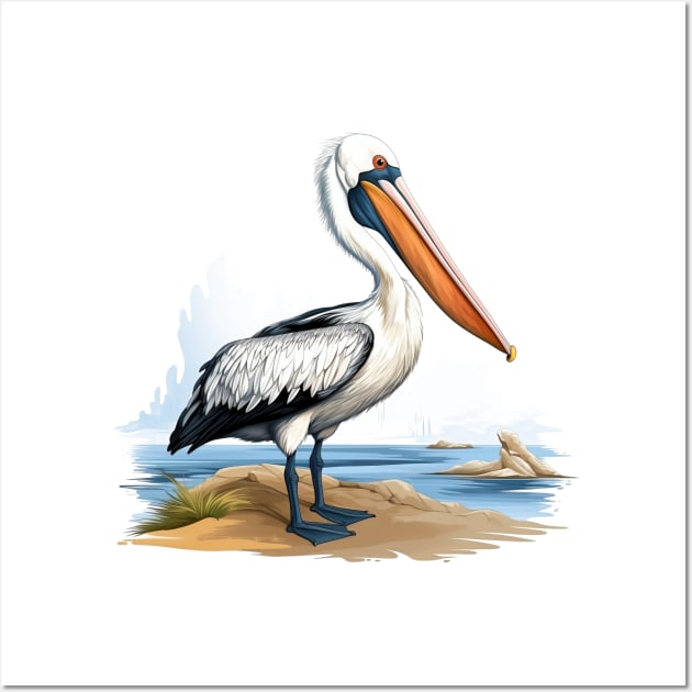 Pelican Wall Art by zooleisurelife